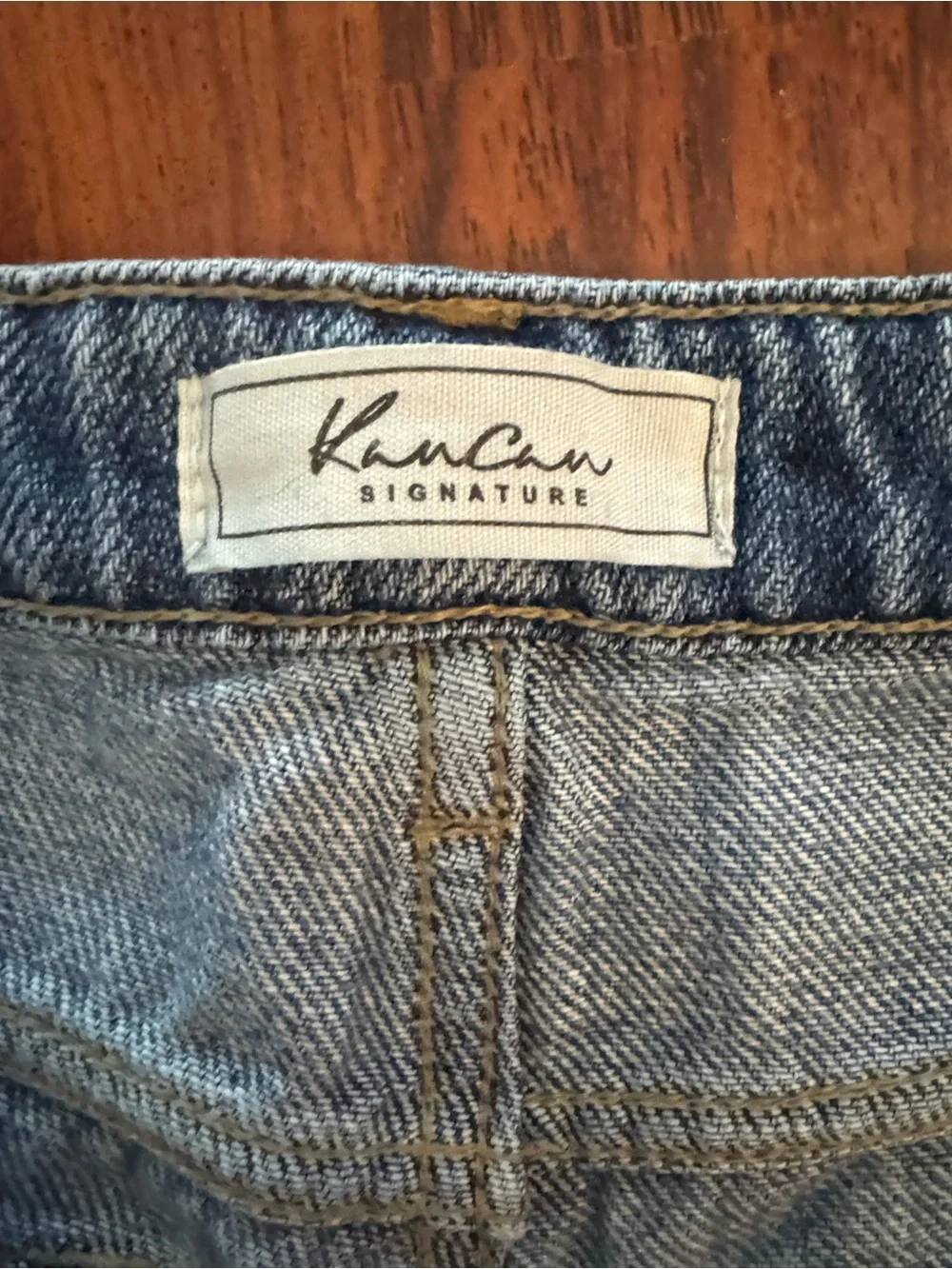 KanCan Distressed Blue Ripped Jeans - Picture 3 of 5